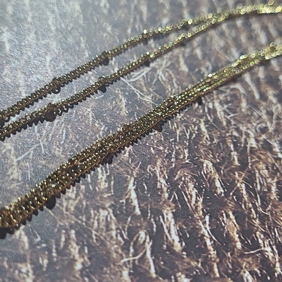 Sweet Layered Knotted Gold Plated Chain - Picture 3 of 5